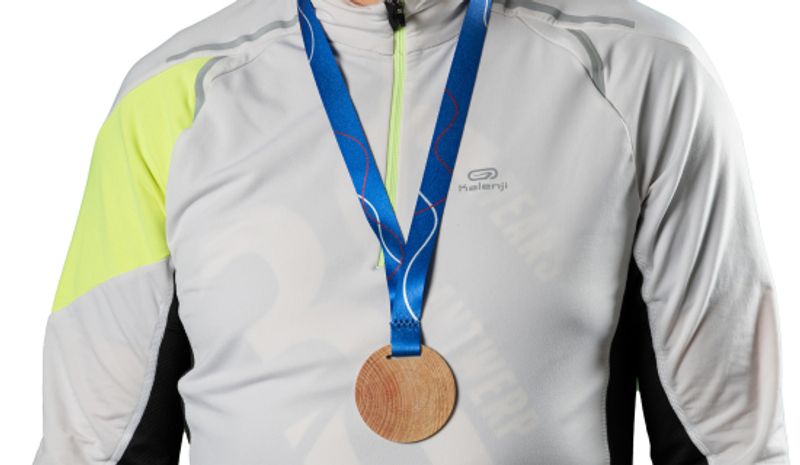 Medalje Treverk preget (min 500 stk)
