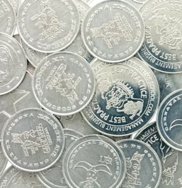 Sjetonger i aluminium 1000stk