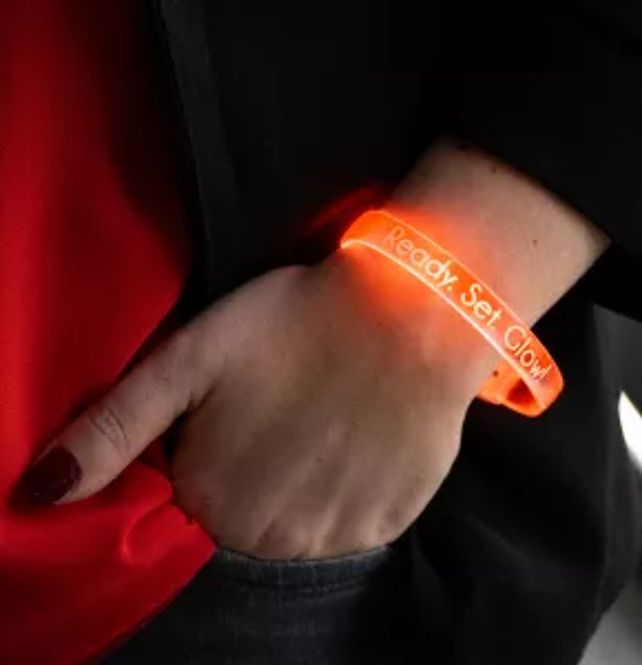Hovedbilde Armbånd LED lys m/ egen logo ...
