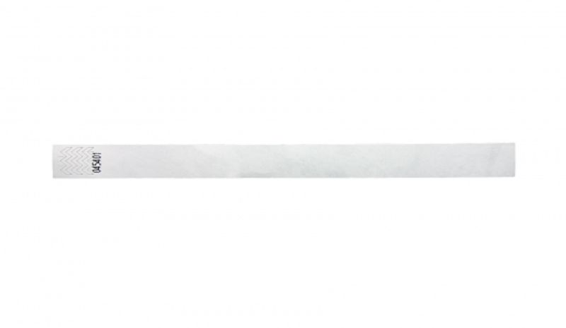 Armbånd tyvek u/ trykk 100stk